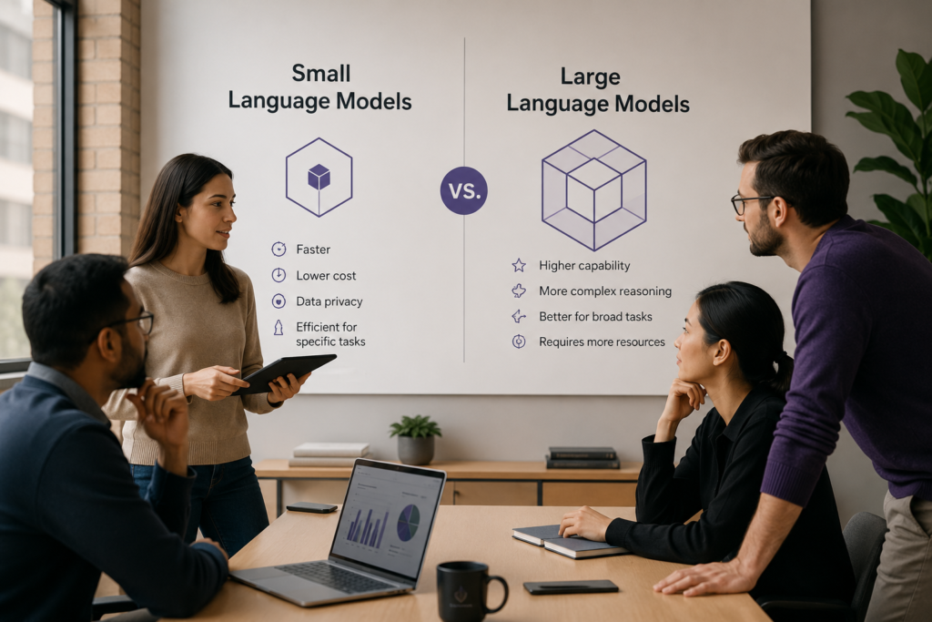 Small Language Models vs Large Language Models for Business